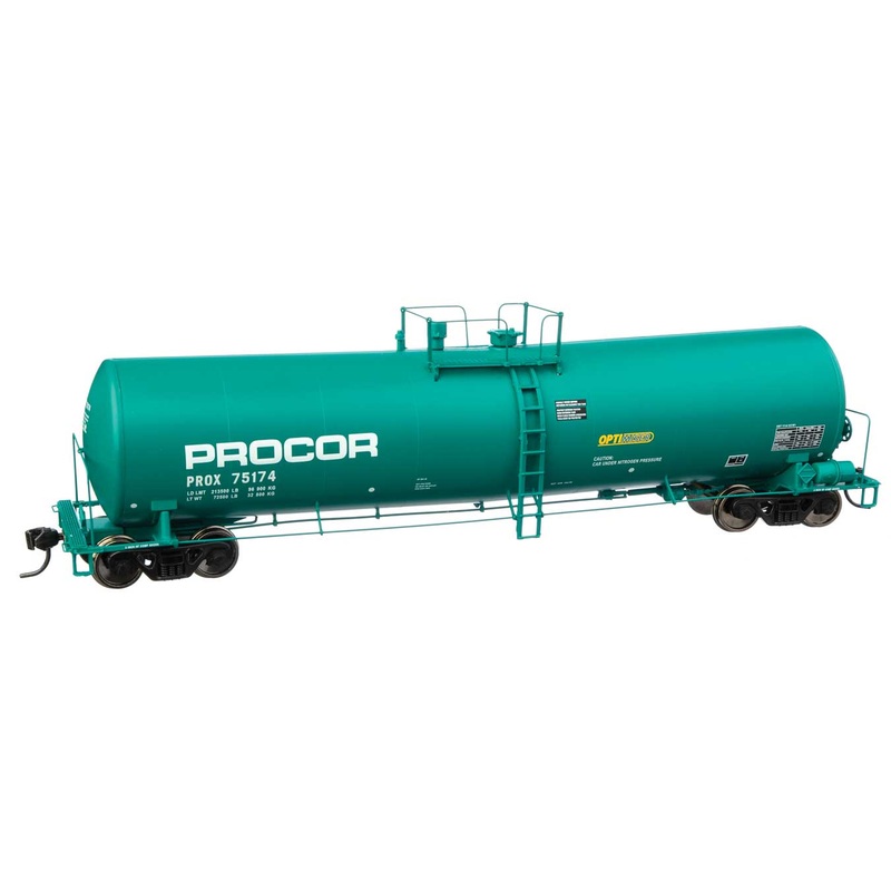 Walthers Proto 920-100260 HO Scale 23,000 Gallen Funnel Flow Tank Car Procor PROX 75174