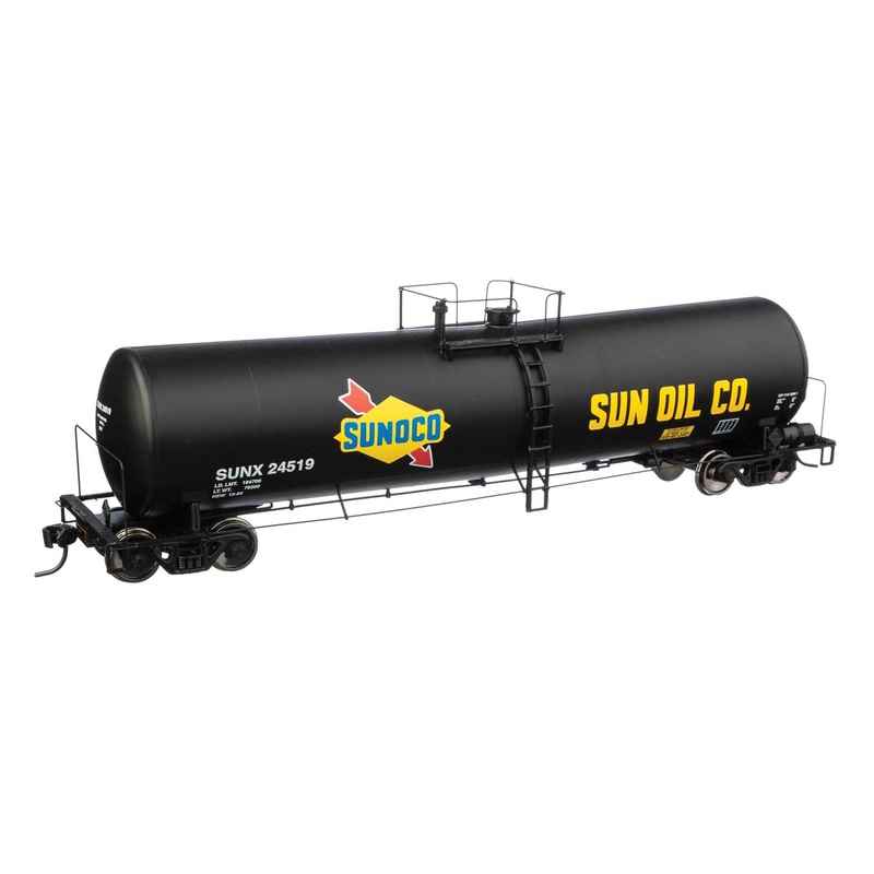Walthers Proto 920-100261 HO Scale 23,000 Gallen Funnel Flow Tank Car Sunoco SUNX 24519