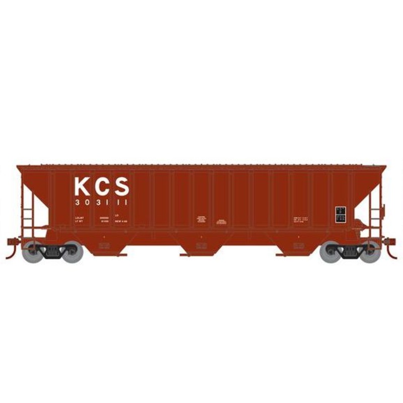 Athearn RTR 22265 HO Scale PS 4740 Covered Hopper Kansas City Southern KCS 303111