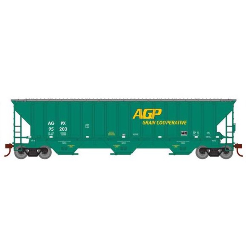 Athearn RTR 22270 HO Scale PS 4740 Covered Hopper AG Processing AGPX 95203