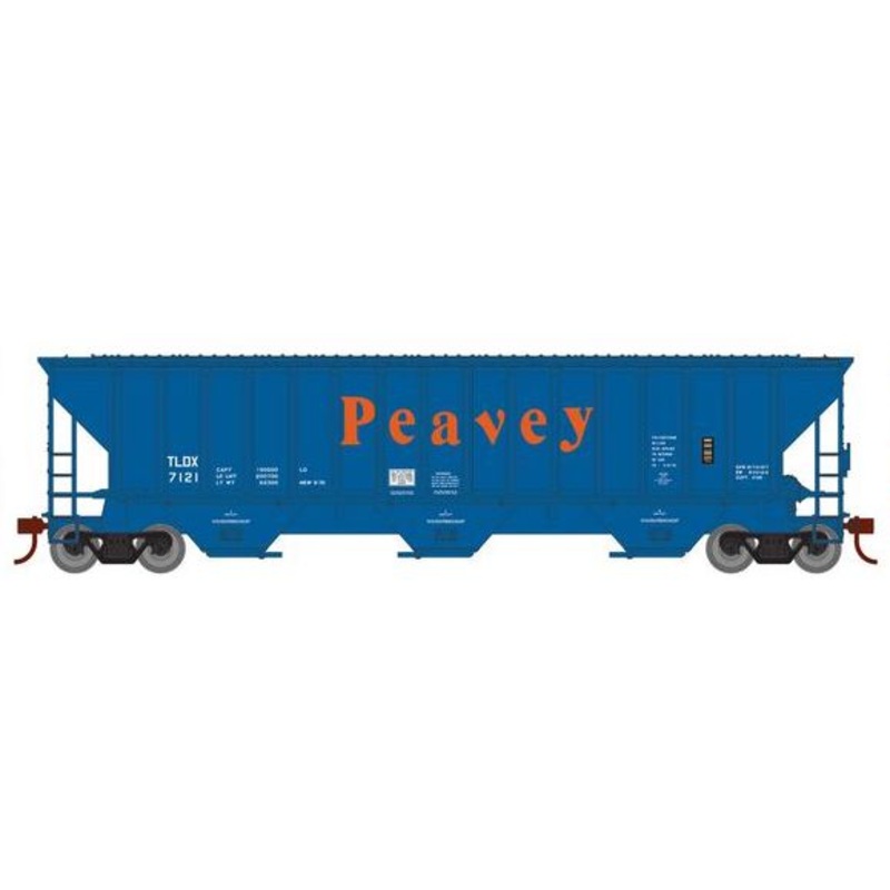 Athearn RTR 22273 HO Scale PS 4740 Covered Hopper Peavey TLDX 7121
