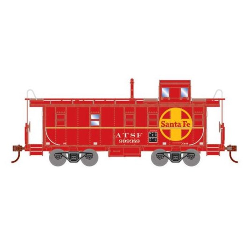 Athearn RTR 74027 HO Scale Cupola Caboose Santa Fe ATSF 999389