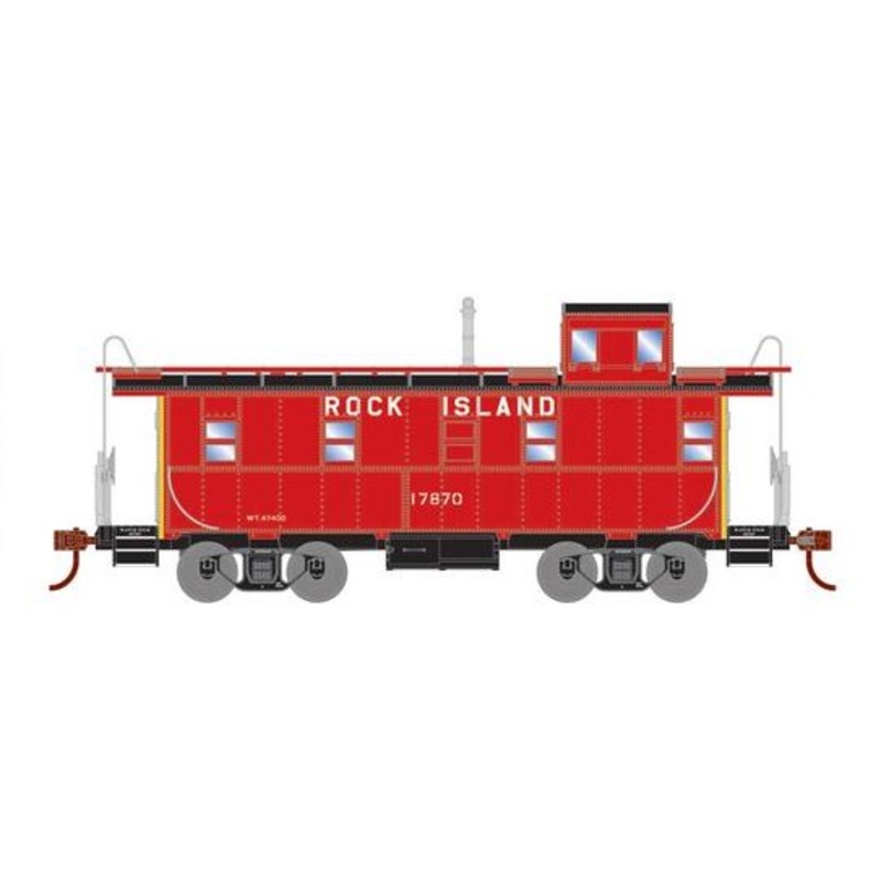 Athearn RTR 74030 HO Scale Cupola Caboose Rock Island RI 17870