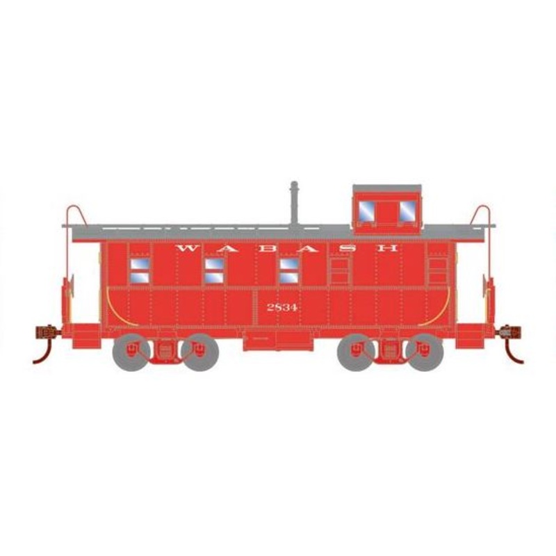 Athearn RTR 74033 HO Scale Cupola Caboose Wabash WAB 2834