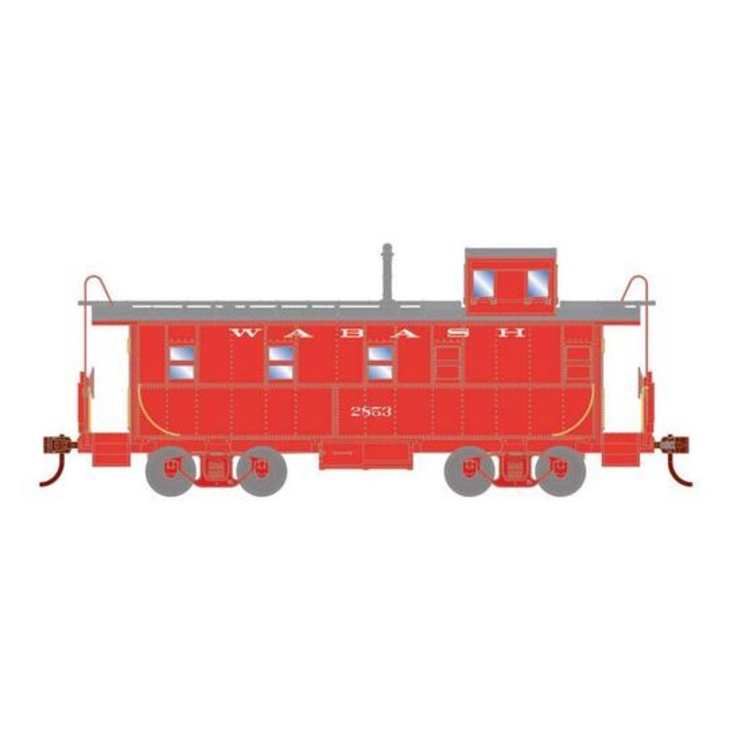 Athearn RTR 74034 HO Scale Cupola Caboose Wabash WAB 2853