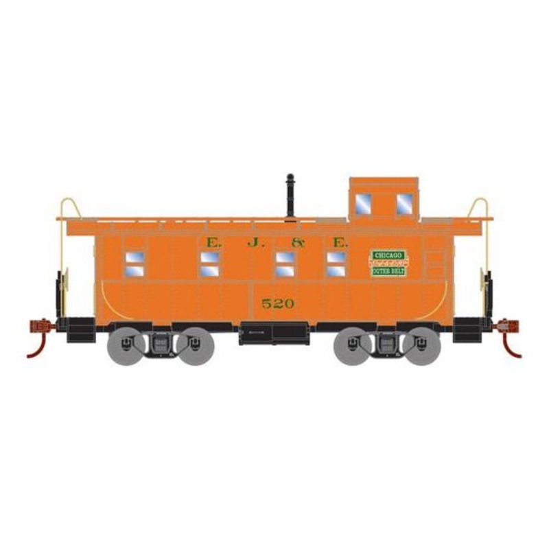Athearn RTR 74036 HO Scale Cupola Caboose Elgin, Joliet and Eastern EJ&E 520