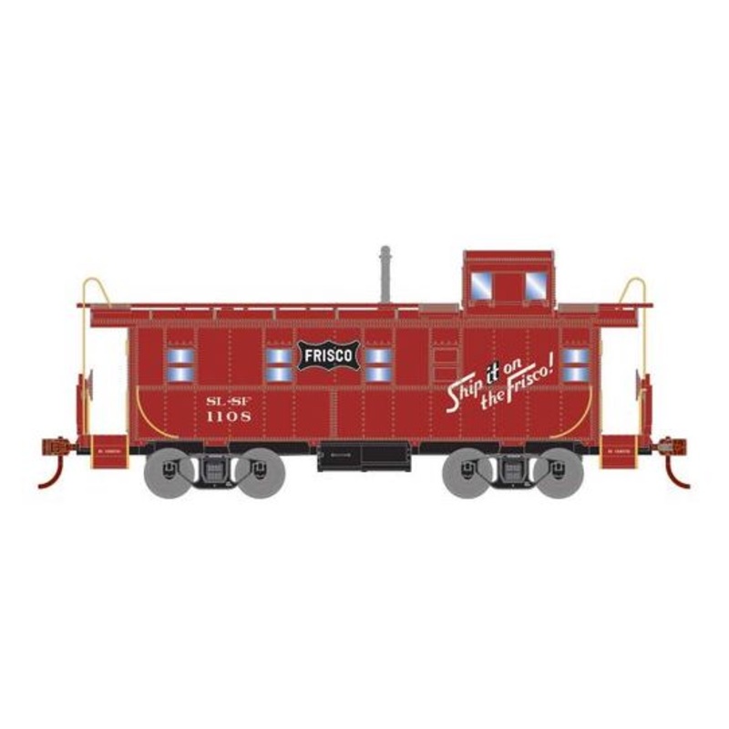 Athearn RTR 74037 HO Scale Cupola Caboose Frisco SLSF 1108
