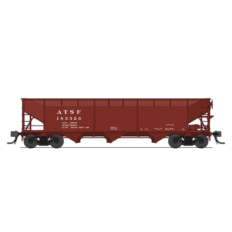 Broadway Limited Imports 8101 HO Scale 70 Ton Triple Hopper Santa Fe ATSF 183340