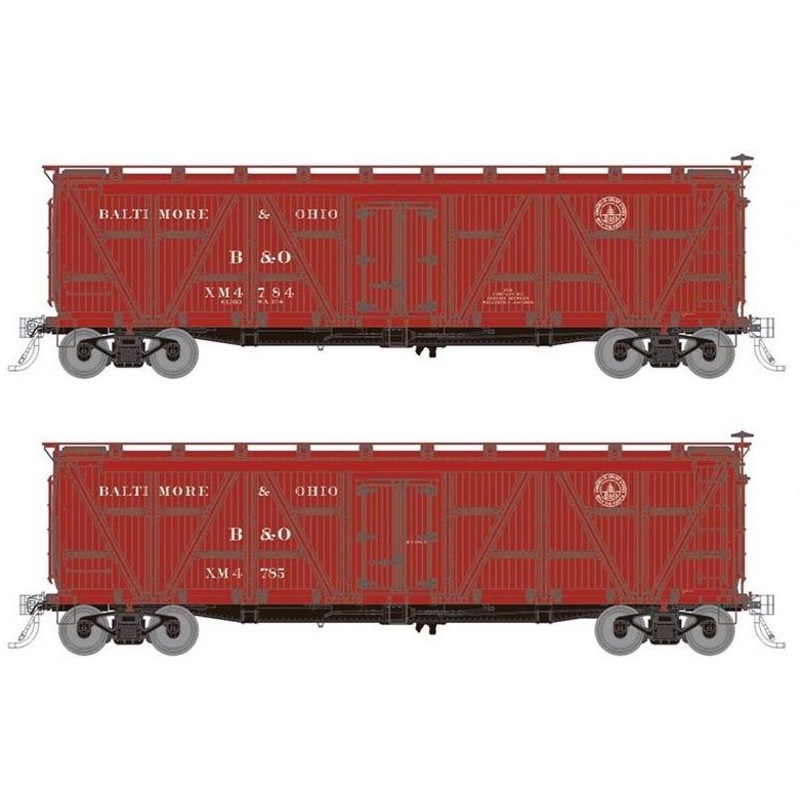 Rapido Trains 177206 HO Scale FGE R7 Reefer Baltimore & Ohio B&O (Ice Service) 2 Pack