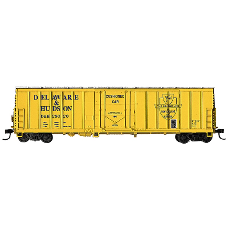 Walthers 932-3607 HO Scale 50' Exterior Post Boxcar D&H 28026 - USED