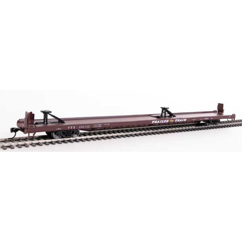 Walthers Mainline 910-5714 HO Scale 89' Channel Side Flatcar Trailer Train TTX 150122