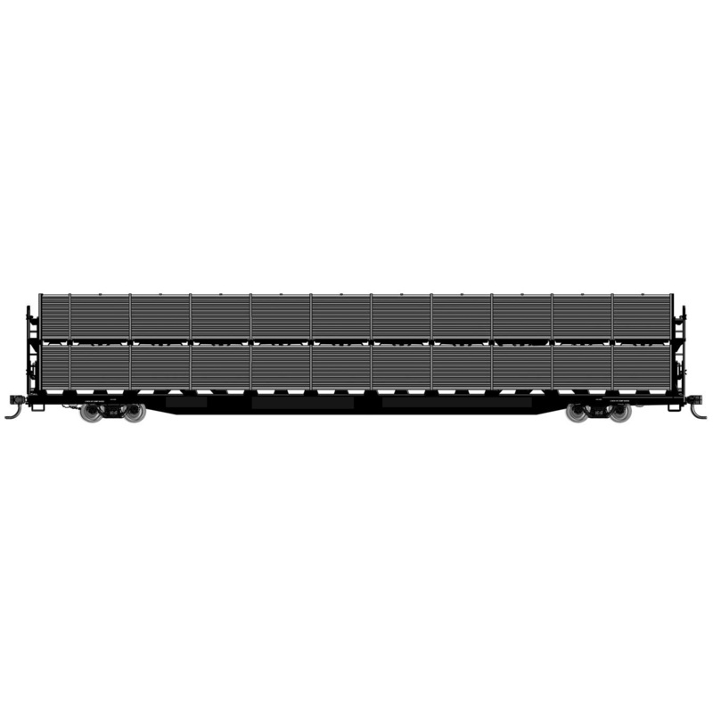 Walthers Mainline 910-8100 HO Scale 89' Bi-Level Shielded Auto Rack Undecorated