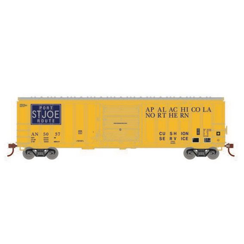 Athearn RTR 1036 HO Scale 50' ACF Outside Post Boxcar Apalachicola Northern AN 5129