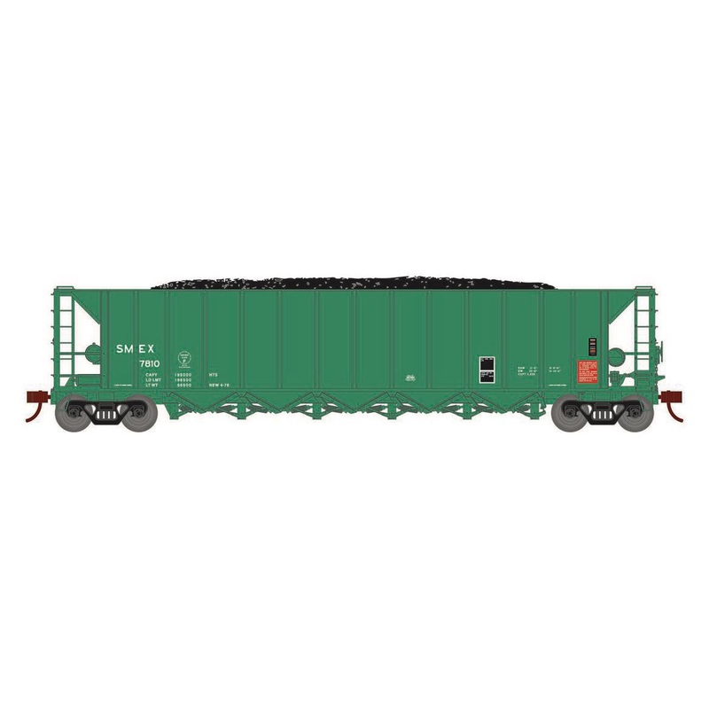 Athearn RTR 1126 HO Scale Ortner 5-Bay Hopper South Mississippi Electric Power SMEX 7810