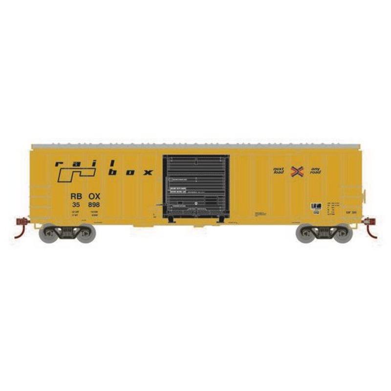 Athearn RTR 1162 HO Scale 50' ACF Outside Post Boxcar Railbox RBOX 35898