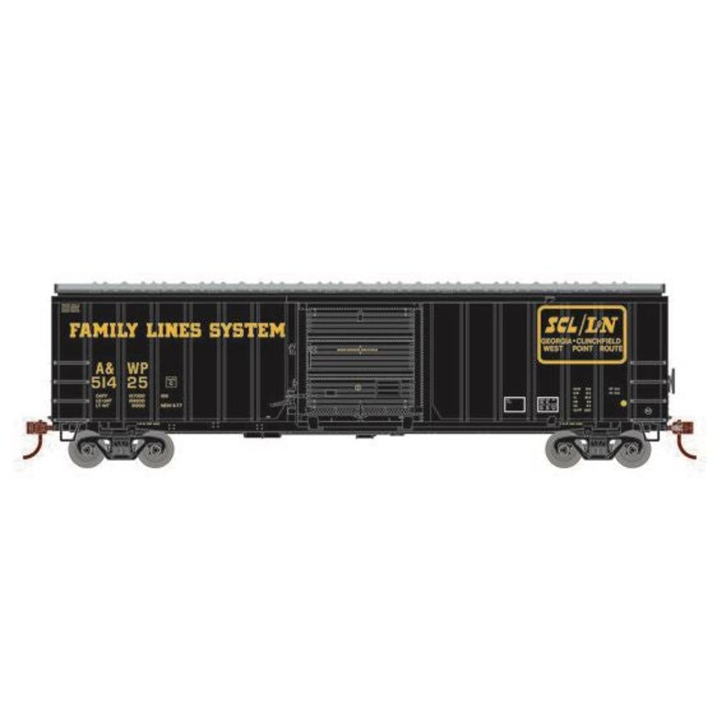 Athearn RTR 1164 HO Scale 50' ACF Outside Post Boxcar Family Lines A&WP 51425