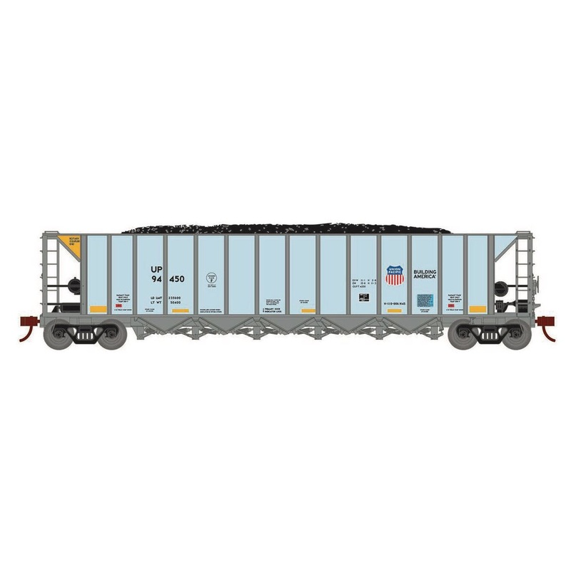 Athearn RTR 1199 HO Scale Ortner 5-Bay Hopper Union Pacific UP 94450