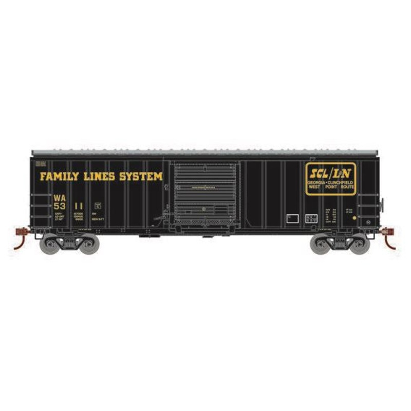Athearn RTR 1209 HO Scale 50' ACF Outside Post Boxcar Family Lines WA 5311
