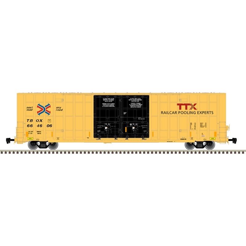 Atlas Master 20007288 HO Scale Gunderson 7550 Boxcar TTX TBOX 664606