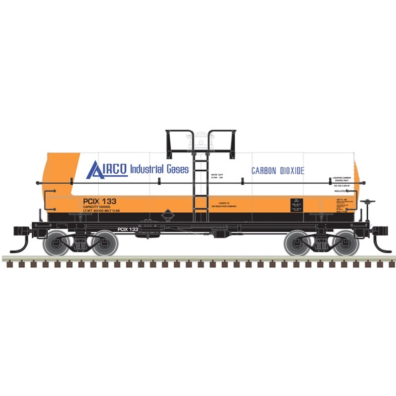 Atlas Master 20007343 HO Scale 11,000 Gallon Tank Car Airco Carbon Dioxide PCIX 133