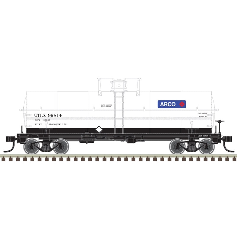 Atlas Master 20007345 HO Scale 11,000 Gallon Tank Car Arco UTLX 96811