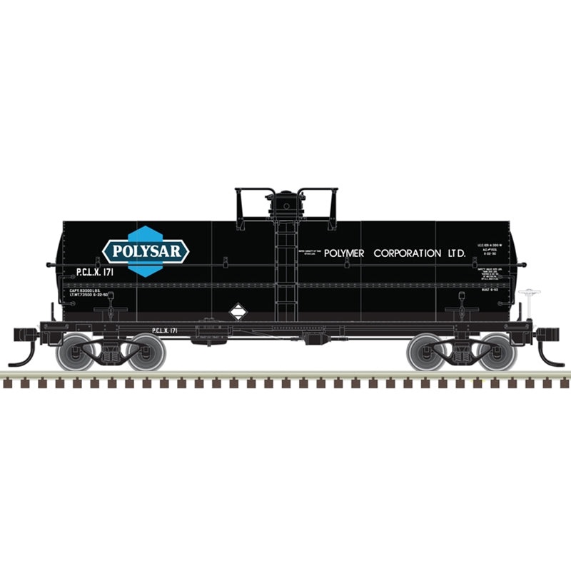 Atlas Master 20007352 HO Scale 11,000 Gallon Tank Car Polysar PCLX 171