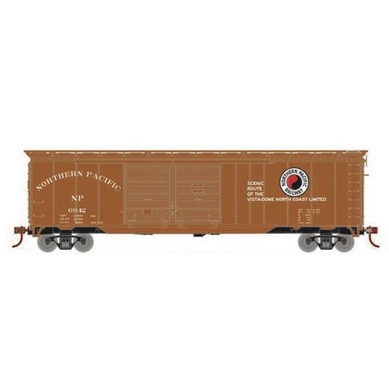 Roundhouse 1001 HO Scale 50' Double Door Boxcar Northern Pacific NP 6531
