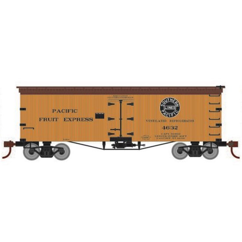 Roundhouse 1013 HO Scale 36' Wood Reefer Pacific Fruit Express PFE 4632