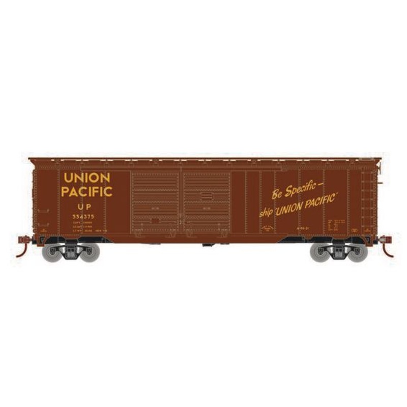 Roundhouse 1030 HO Scale 50' Double Door Boxcar Union Pacific UP "Be Specific" 554375