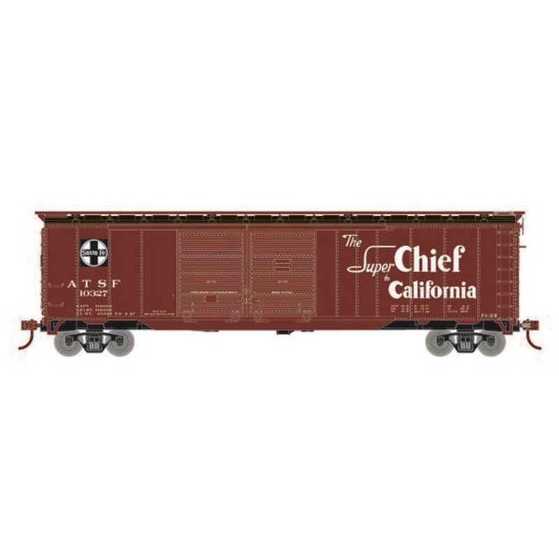Roundhouse 1033 HO Scale 50' Double Door Boxcar Santa Fe ATSF "Super Chief" 10327