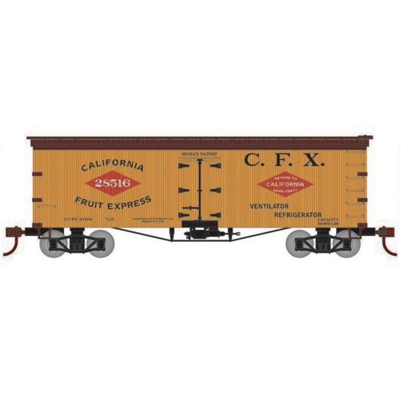 Roundhouse 1043 HO Scale 36' Wood Reefer California Fruit Express CFX 28516