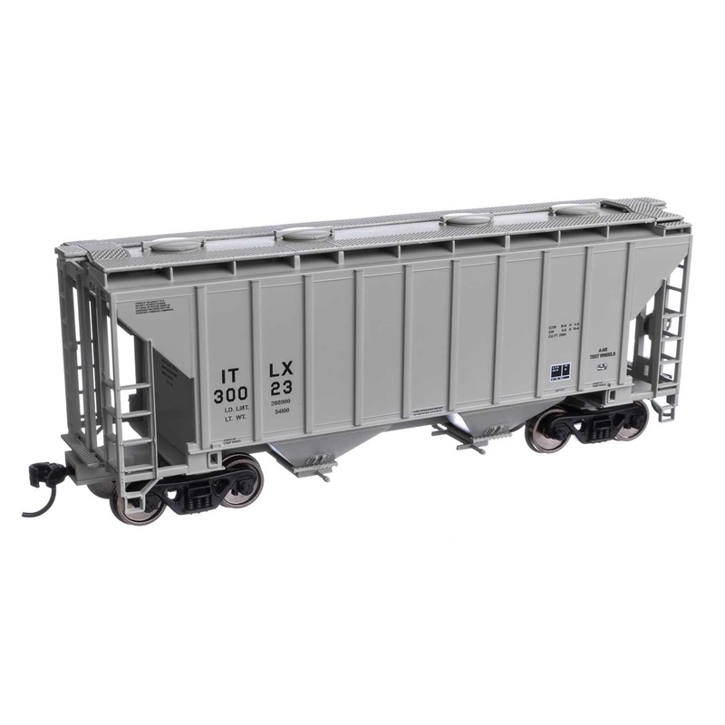 Walthers Mainline 910-7990 HO Scale 37' 2980 Cu-Ft 2-Bay Hopper GE Rail Services ITLX 30023