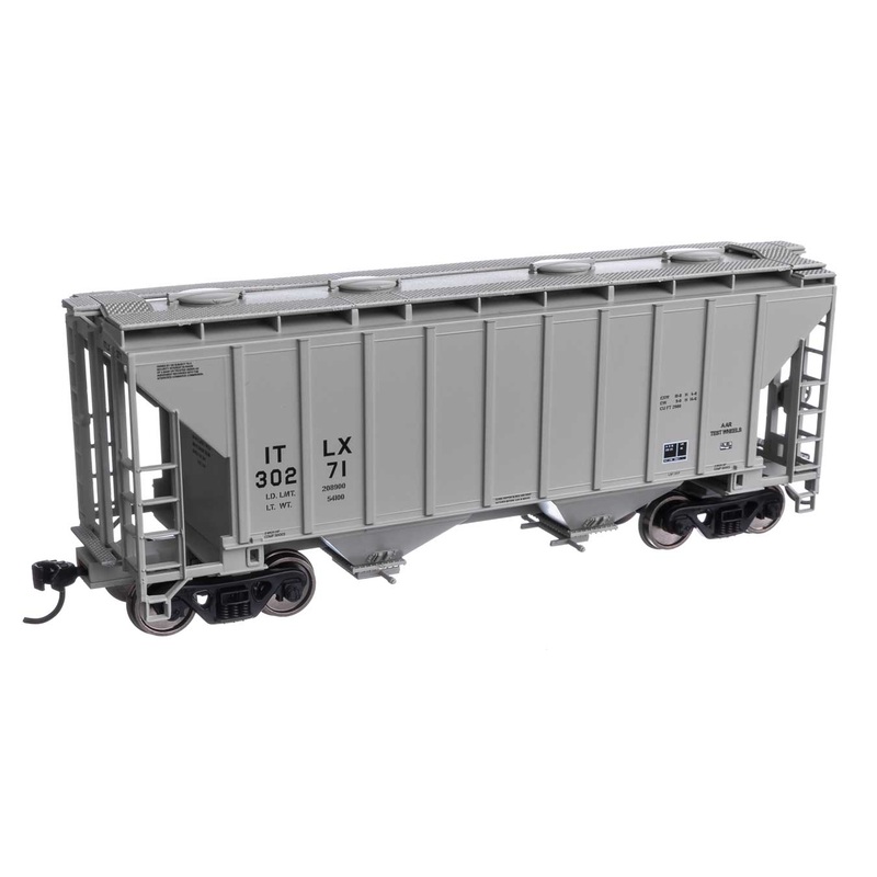 Walthers Mainline 910-7992 HO Scale 37' 2980 Cu-Ft 2-Bay Hopper GE Rail Services ITLX 30271