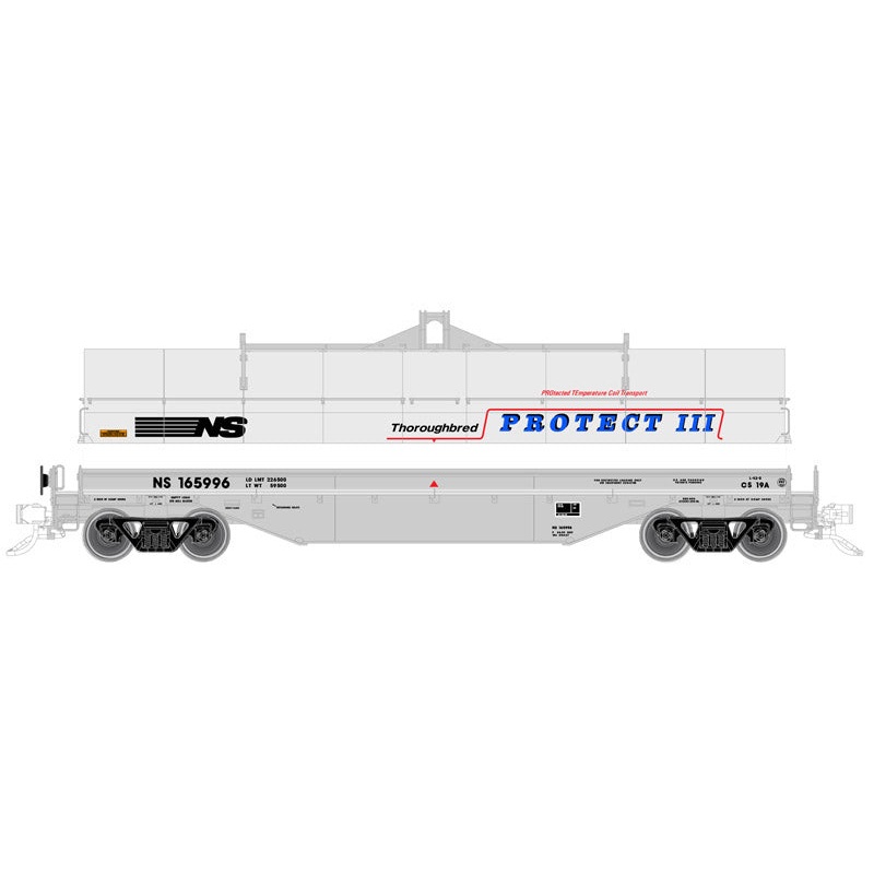 Atlas 20005611 HO Scale 42' Coil Car Norfolk Southern Protect III NS 165945