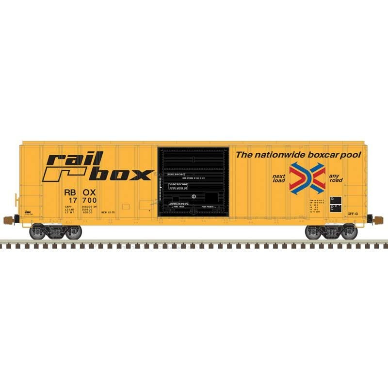Atlas 20006217 HO 50' FMC 5077 Single Door Boxcar Railbox RBOX 17867