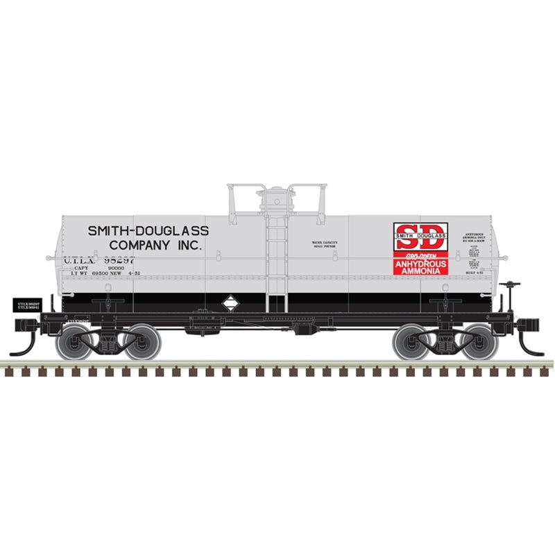 Atlas Master 20007355 HO Scale 11,000 Gallon Tank Car Smith Douglass UTLX 96941