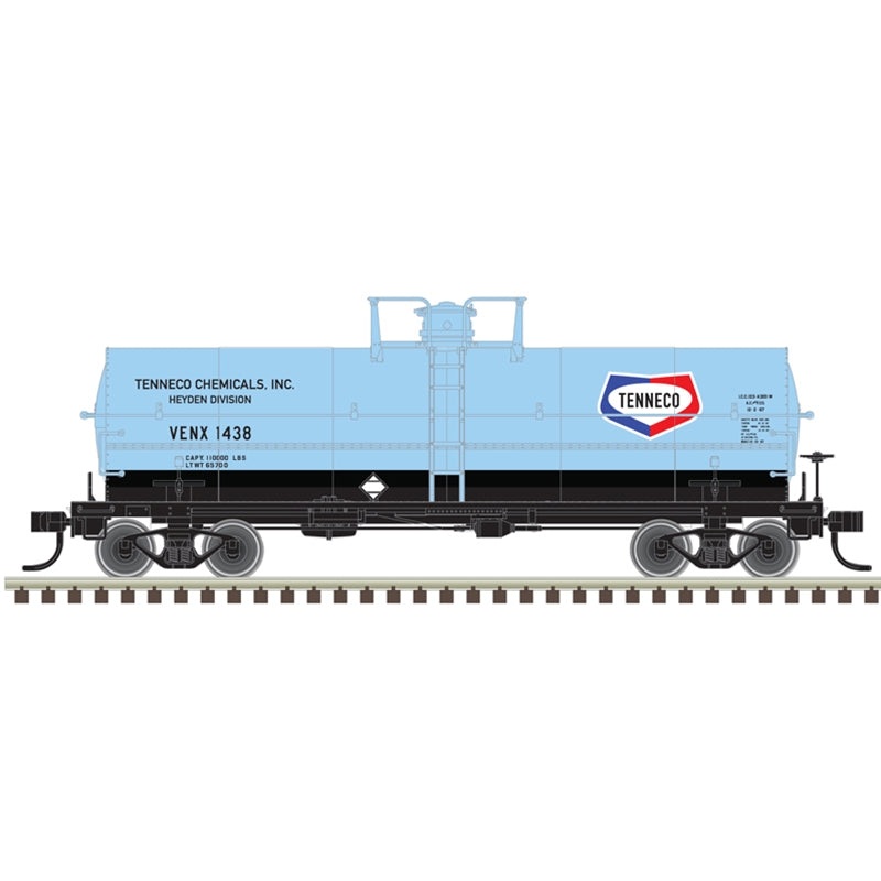 Atlas Master 20007357 HO Scale 11,000 Gallon Tank Car Tenneco Chemicals VENX 1366