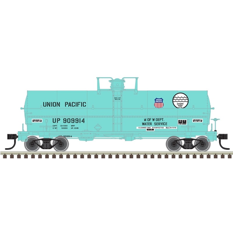 Atlas Master 20007360 HO Scale 11,000 Gallon Tank Car Union Pacific MOW 909949