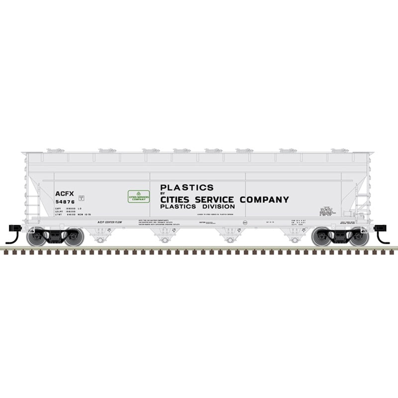 Atlas Master 20007372 HO Scale ACF 5250 Covered Hopper Cities Service ACFX 54876