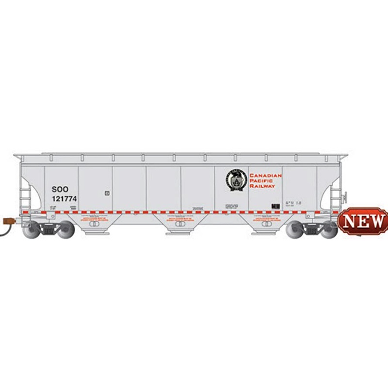 Bachmann 70633 HO Scale Trinity 5161 Covered Hopper Canadian Pacific CP 121774