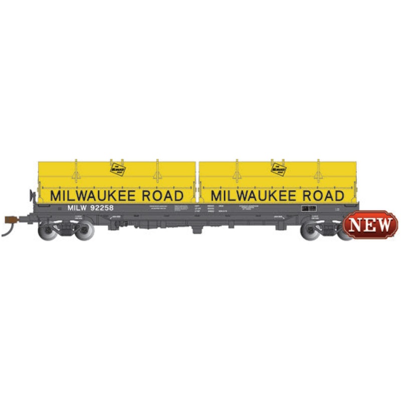 Bachmann 71426 HO Scale 55' Steel Coil Car Milwaukee Road MILW 92258