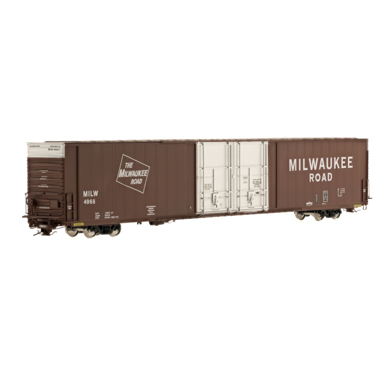 Class One Model Works FC00314 HO Scale Thrall 86' 4 Door Boxcar Milwaukee Road MILW 4976