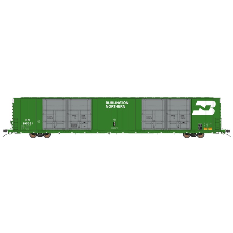 Class One Model Works FC00408 HO Scale Thrall 86' 8 Door Boxcar Burlington Northern BN 395055