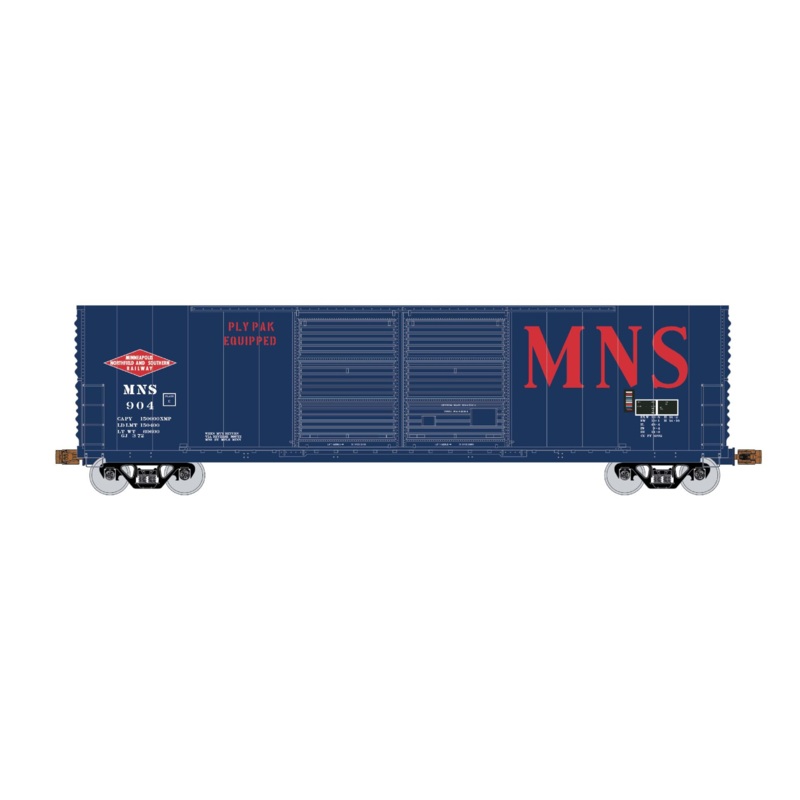 Exactrail Express EX1018-1 HO Scale Gunderson 5200 Boxcar Minneapolis Northfield & Southern MN&S 904