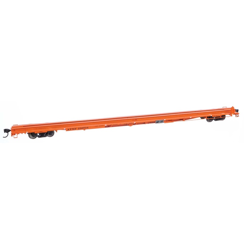 Walthers Mainline 910-5548 HO Scale G85 85' Flatcar Santa Fe ATSF 290734
