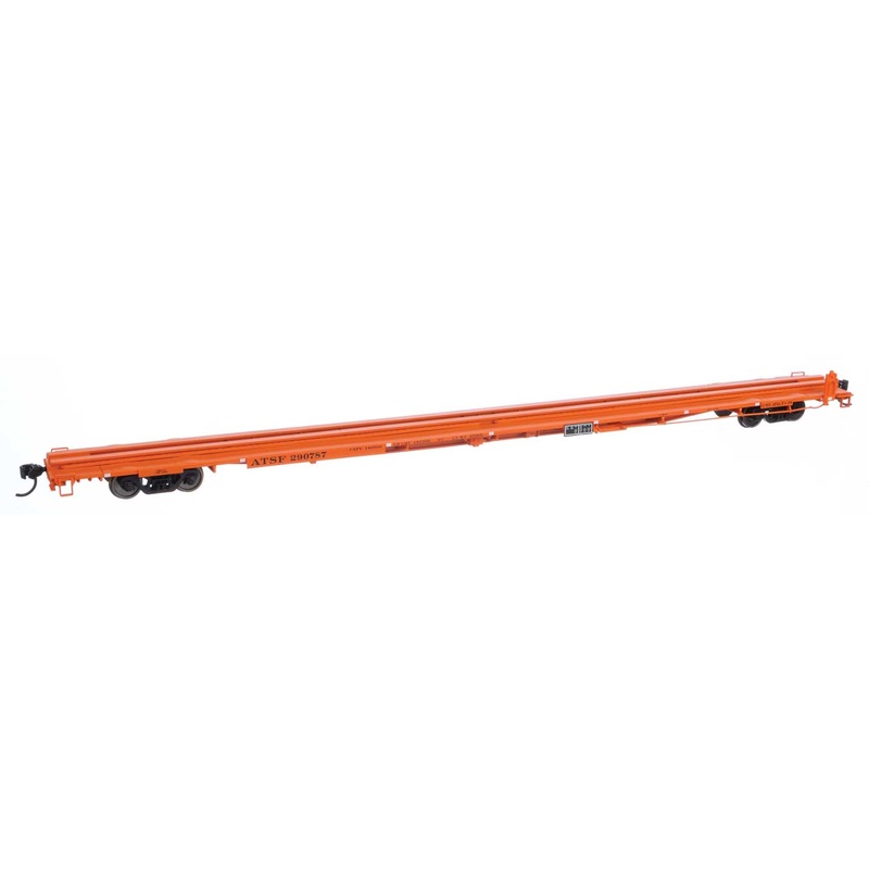 Walthers Mainline 910-5549 HO Scale G85 85' Flatcar Santa Fe ATSF 290787