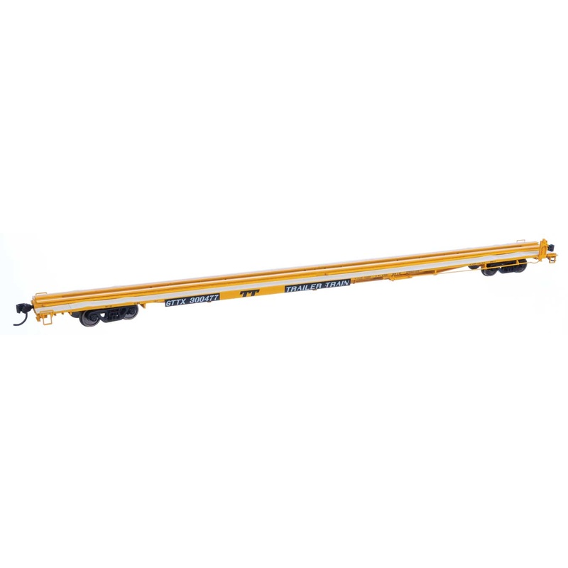 Walthers Mainline 910-5557 HO Scale G85 85' Flatcar Trailer Train GTTX 300477