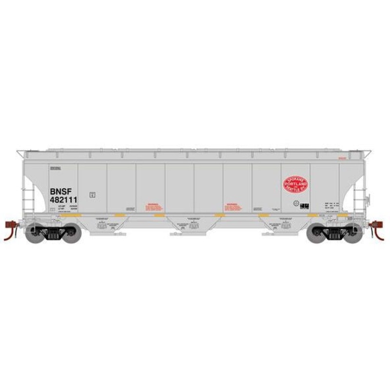 Athearn Genesis G1055 HO Scale Trinity 5161 Covered Hopper BNSF 'SP&S Heritage' 482111
