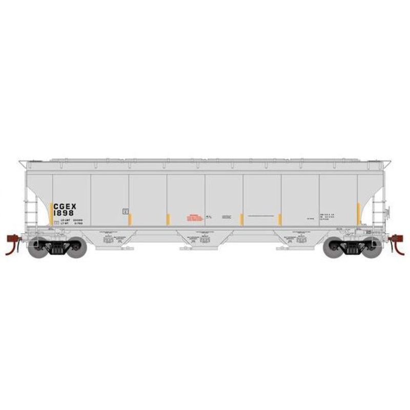 Athearn Genesis G1075 HO Scale Trinity 5161 Covered Hopper Cargill CGEX 1898