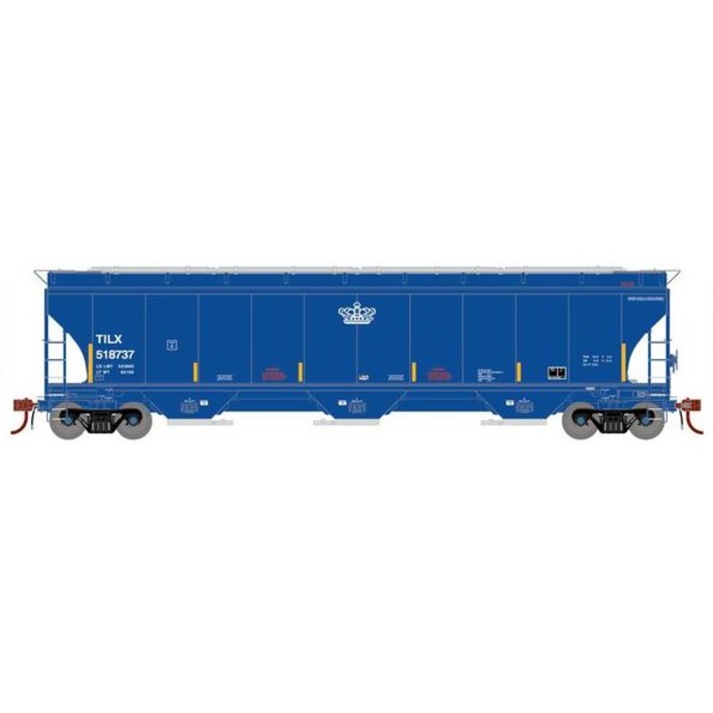 Athearn Genesis G1084 HO Scale Trinity 5161 Covered Hopper Trinity Leasing TILX 518737